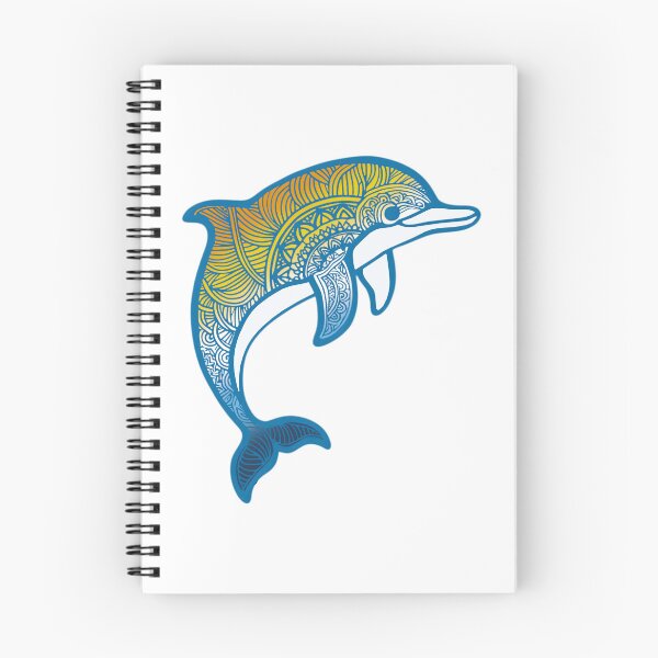 Item preview, AroAce Pride Mandala Dolphin  designed and sold by Travelslightly.