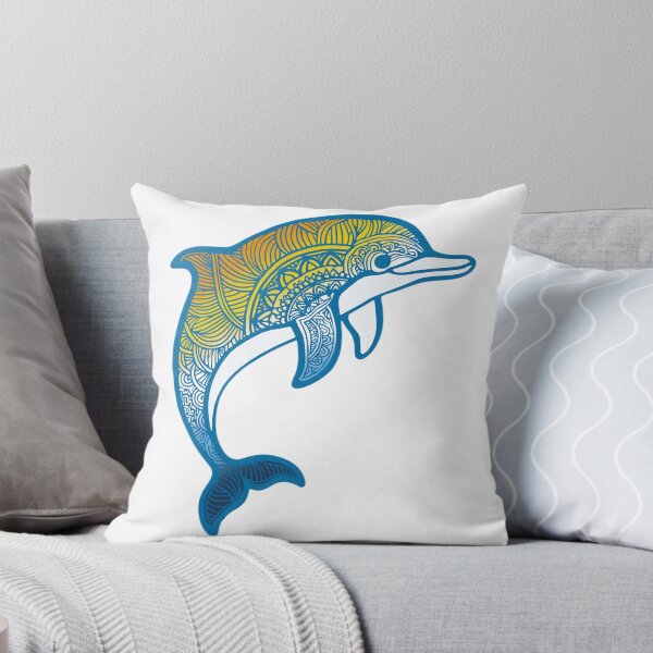 Item preview, AroAce Pride Mandala Dolphin  designed and sold by Travelslightly.
