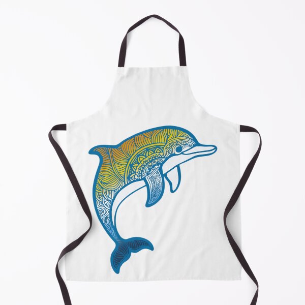 Item preview, AroAce Pride Mandala Dolphin  designed and sold by Travelslightly.