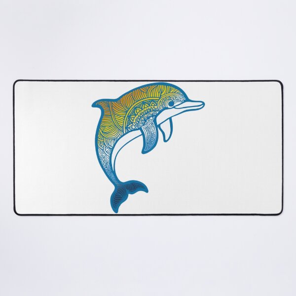 Item preview, AroAce Pride Mandala Dolphin  designed and sold by Travelslightly.