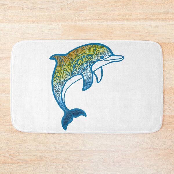 Item preview, AroAce Pride Mandala Dolphin  designed and sold by Travelslightly.