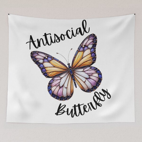 Item preview, Antisocial Butterfly designed and sold by Avida's Fever Dreams.