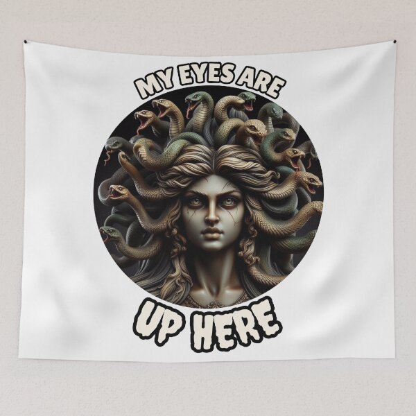 Item preview, My Eyes Are Up Here designed and sold by Avida's Fever Dreams.