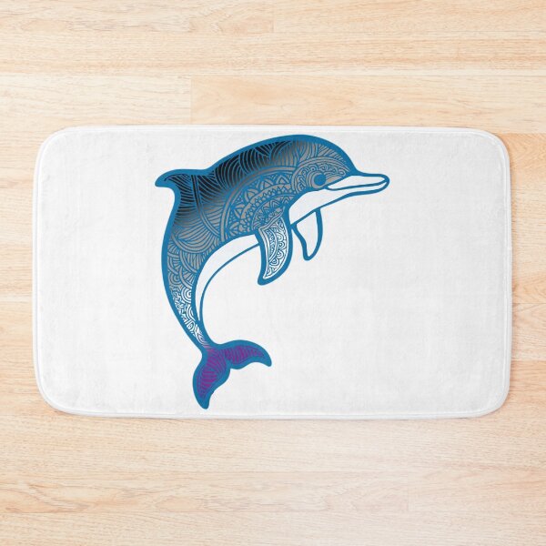 Item preview, Asexual Pride Mandala Dolphin  designed and sold by Travelslightly.