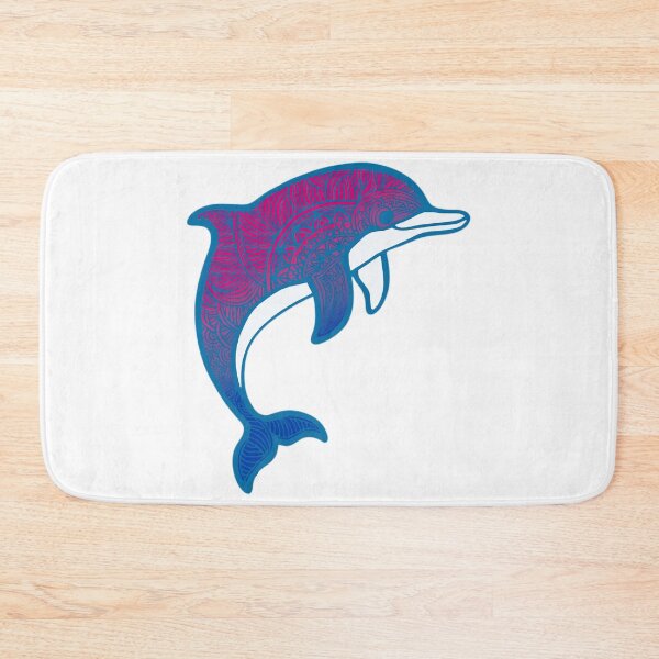 Item preview, Bisexual Pride Mandala Dolphin  designed and sold by Travelslightly.