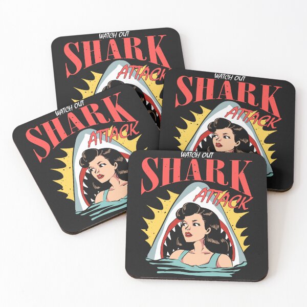 Item preview, Watch Out Shark Attack – Vintage 70s designed and sold by FlashCraft Design.