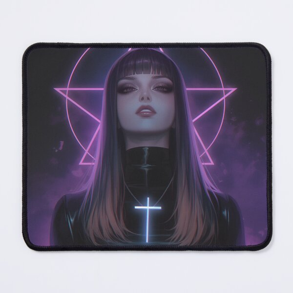 Item preview, Cyberpunk Nun designed and sold by CursedbyLilith.