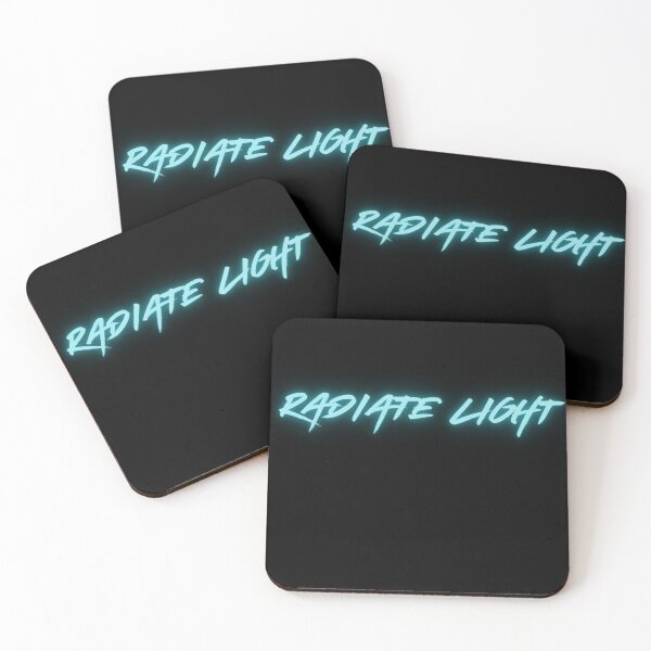 Item preview, Radiate Light Marvelous Superhero Text Affirmation Mantra Blue designed and sold by Melan Designs.