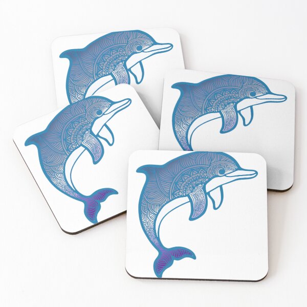 Item preview, Butch Pride Mandala Dolphin  designed and sold by Travelslightly.