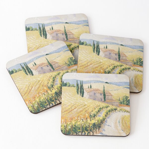 Item preview, Golden Vineyard Fields of Provence, France  designed and sold by CARRAANN.