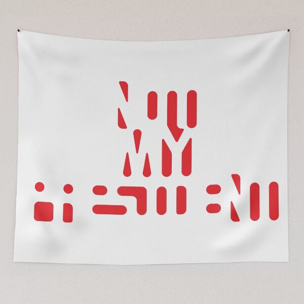 Item preview, Not My President Anti Donald Trump Negative Space Artwork designed and sold by kakarikihill.