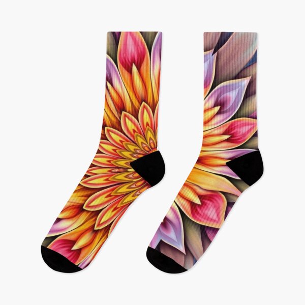 Artikelvorschau, Mandala Sonnenstrahlen Blume entworfen und verkauft von RebelPaintBrush.