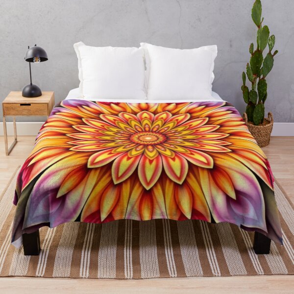 Item preview, Mandala Sunburst Flower designed and sold by RebelPaintBrush.