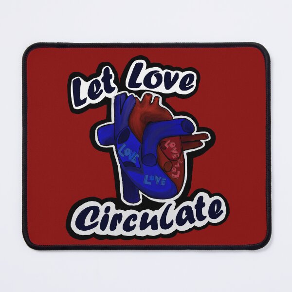 Item preview, Human heart circulating love designed and sold by Gidget-Designs.