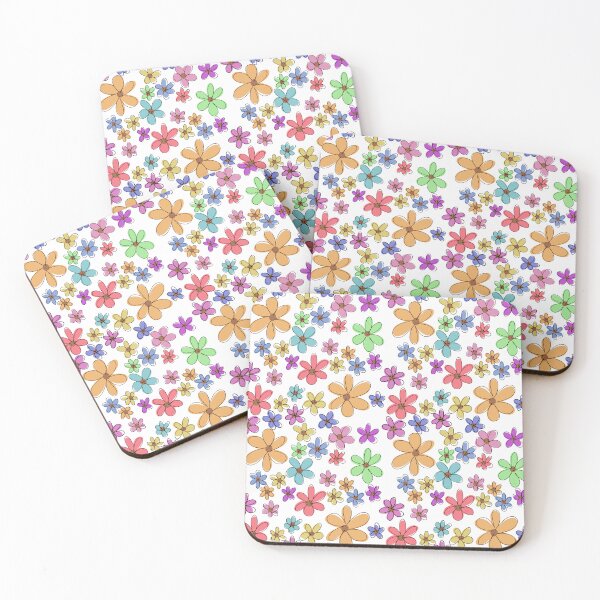 Item preview, Bright florals designed and sold by Mojaniart.