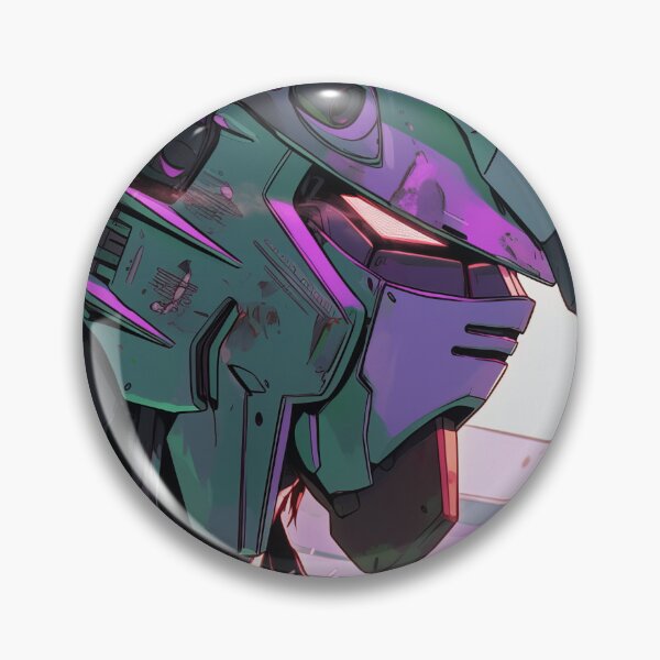 Item preview, Giant Mecha Mobile Suit Hue Purple Anime  designed and sold by AnimeArsenalPrints.