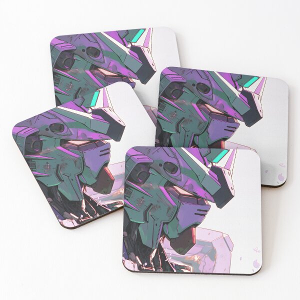 Item preview, Giant Mecha Mobile Suit Hue Purple Anime  designed and sold by AnimeArsenalPrints.