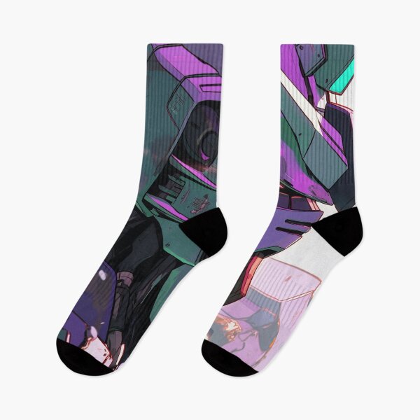 Item preview, Giant Mecha Mobile Suit Hue Purple Anime  designed and sold by AnimeArsenalPrints.