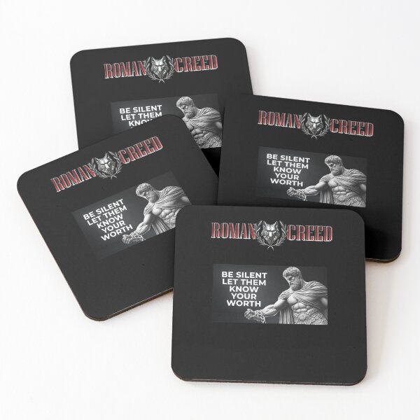Item preview, ROMAN CREED: BE SILENT LET THEM KNOW YOUR WORTH designed and sold by MK-GRAPHICS2020.