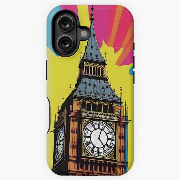 Item preview, Big Ben Pop Art Retro London Landmark Sticker designed and sold by EthosWear.