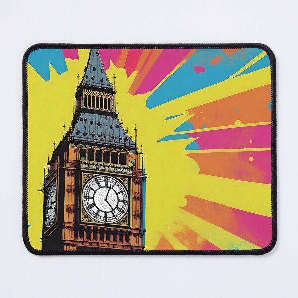 Item preview, Big Ben Pop Art Retro London Landmark Sticker designed and sold by EthosWear.