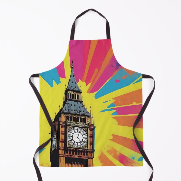 Item preview, Big Ben Pop Art Retro London Landmark Sticker designed and sold by EthosWear.