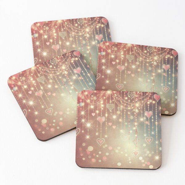Item preview, Sparkling Heart Cascade: Dreamy Hanging Lights designed and sold by LyssasMindArt.