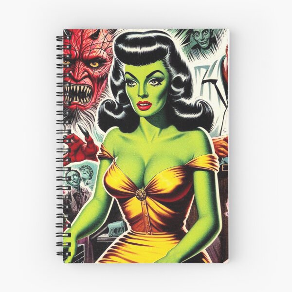 Item preview, Monster Pin-up designed and sold by PulpVintage.