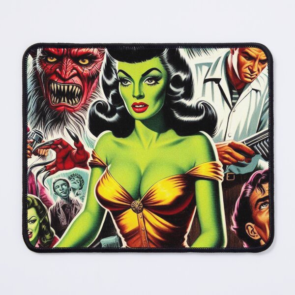 Item preview, Monster Pin-up designed and sold by PulpVintage.