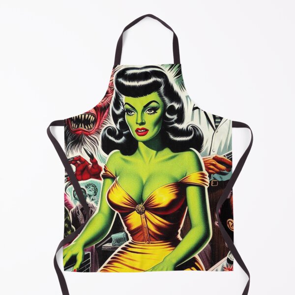 Item preview, Monster Pin-up designed and sold by PulpVintage.
