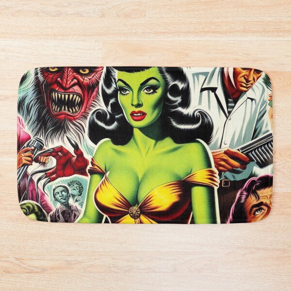 Item preview, Monster Pin-up designed and sold by PulpVintage.