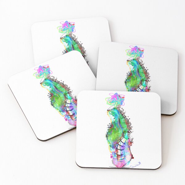 Item preview, Vase with Flower, tropical, glitch, vivid colours designed and sold by Tropical Studio.