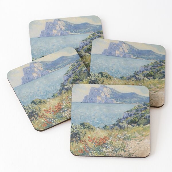 Item preview, Coastal Pathway with Wildflowers – French Seaside  designed and sold by CARRAANN.