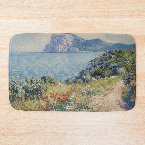 Item preview, Coastal Pathway with Wildflowers – French Seaside  designed and sold by CARRAANN.