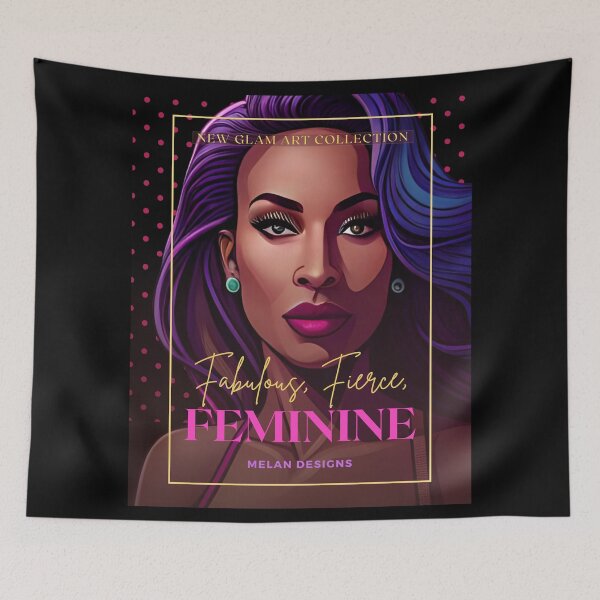 Item preview, Fabulous Fierce Feminine Glamorous Women Aesthetic Beautiful Girl designed and sold by Melan Designs.