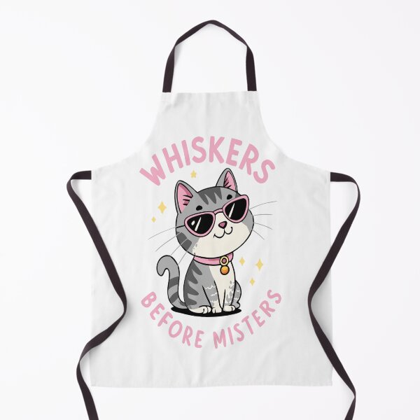 Item preview, Whiskers Before Misters Funny Cat designed and sold by PunnyProducts.