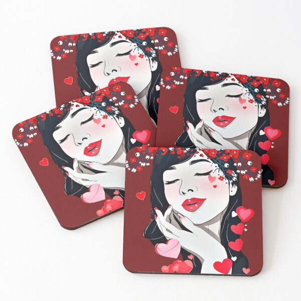 Item preview, Lovestruck Valentine Chica designed and sold by PiaMedeaDigital.
