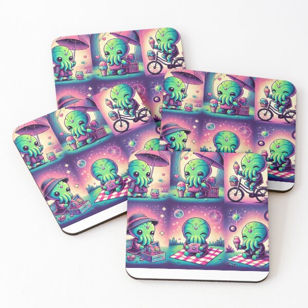 Item preview, Adorable Chibi Cthulhu's Cosmic Day Out designed and sold by AlejandroDigi.