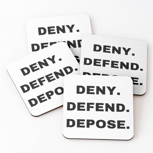 Item preview, Deny. Defend. Depose.  designed and sold by ryry529.