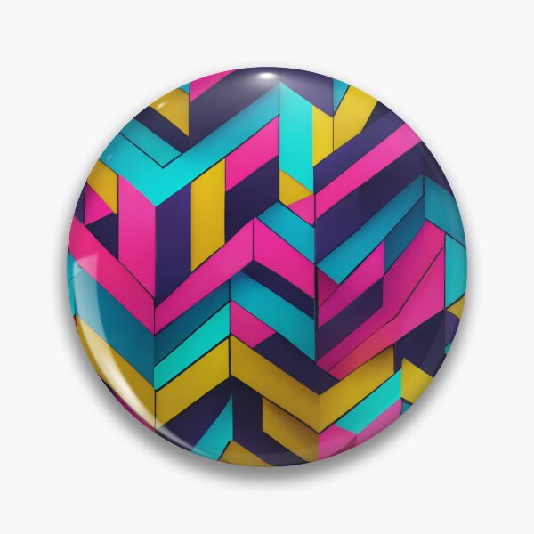 Aperçu de l'œuvre Motif géométrique vibrant créée et vendue par FluidForms.
