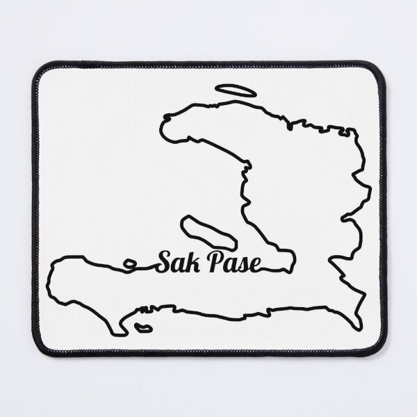Item preview, Sak Pase Haiti Map Outline designed and sold by makeitadmirable.