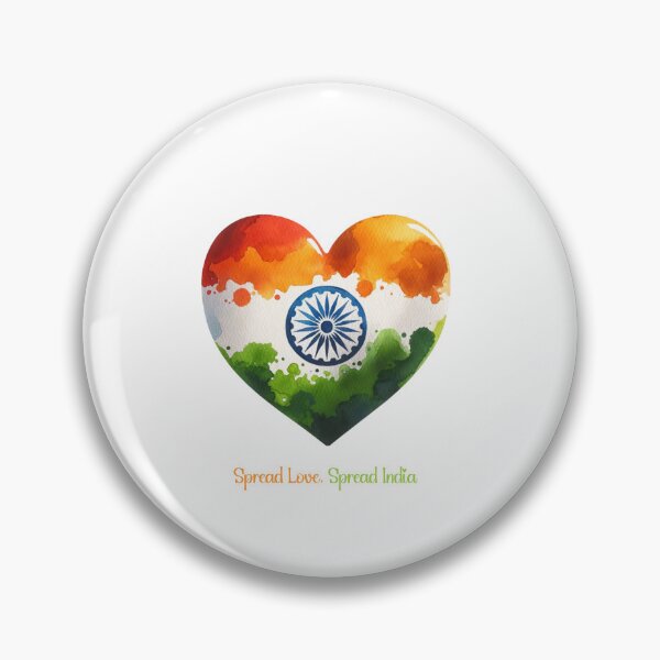 Item preview, Spread Love, Spread India: Patriotic T-Shirt Design designed and sold by inoventre.