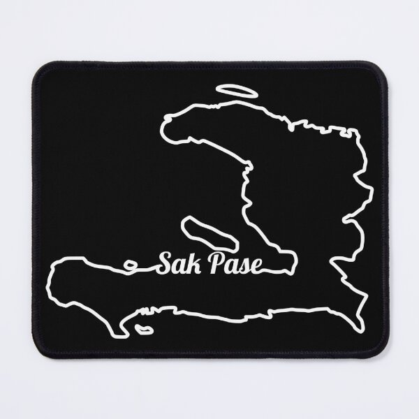 Item preview, Sak Pase Haiti Map Outline designed and sold by makeitadmirable.
