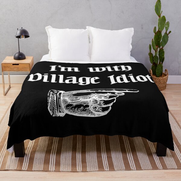 Item preview, I'm with village idiot designed and sold by Goth-It-Covered.