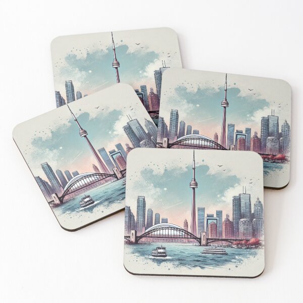 Item preview, Canada, downtown Toronto, CN tower vibes designed and sold by Artheaven77.