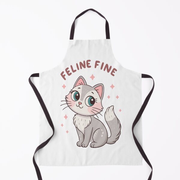 Artikelvorschau, Feline Fine Lustiger Katzenliebhaber entworfen und verkauft von PunnyProducts.