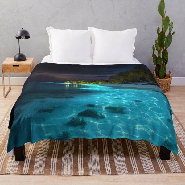 Item preview, Bioluminescent Beach designed and sold by Infiniity Art.