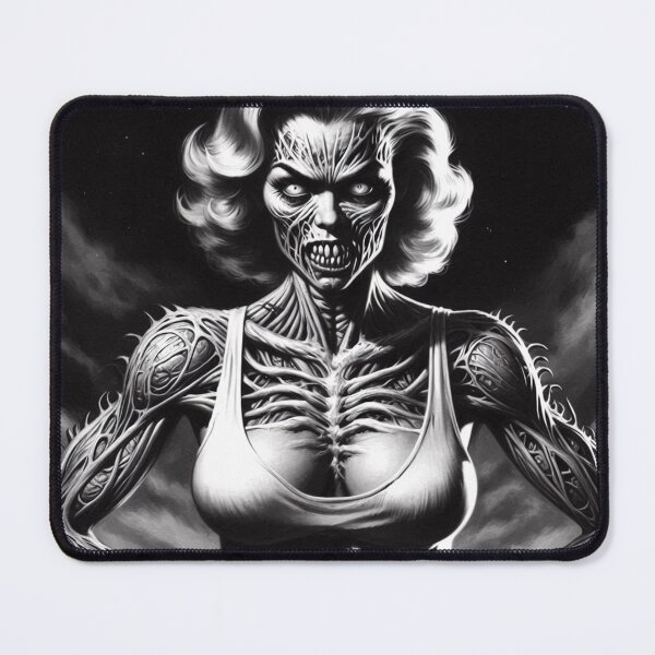 Item preview, Zombie Monster Woman designed and sold by PulpVintage.