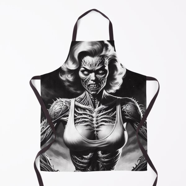 Item preview, Zombie Monster Woman designed and sold by PulpVintage.
