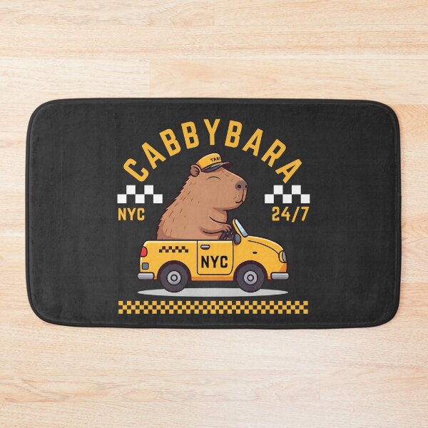 Item preview, Cabbybara - Yellow Cab Driver designed and sold by The magic  Yellow bus.
